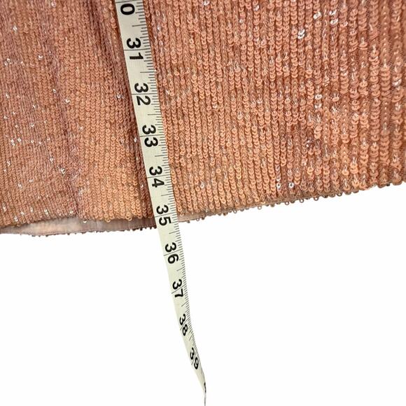 Trina Turk Daria Dress Womens XS Pink Sequined Halter Night Out Modern Glam - Picture 9 of 14